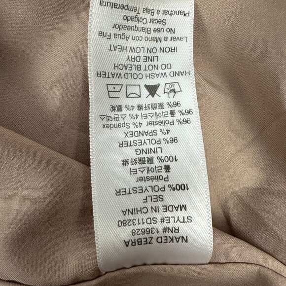 Naked Zebra Womens Off Shoulder Asymmetrical Ruffle Maxi Dress Size M - Picture 6 of 7